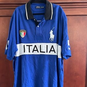 4XLT RALPH LAUREN POLO ITALIA JERSEY #15 BRAND NEW NEVER WORN NO TAGS